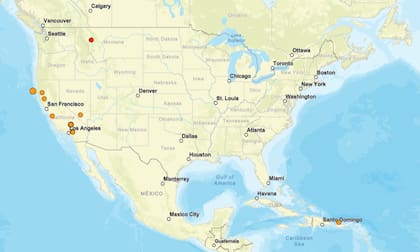Los sismos ocurridos en Estados Unidos en las últimas 24 horas
