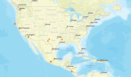 Los sismos ocurridos en Estados Unidos en las últimas 24 horas