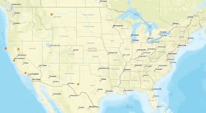Los sismos ocurridos en Estados Unidos en las últimas 24 horas