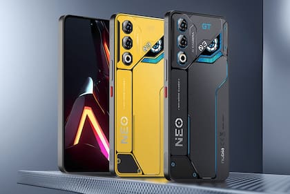 Los smartphones gamer Neo 3 GT tienen gatillos laterales para aprovechar en los videojuegos