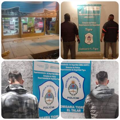 Los sospechosos detenidos por los saqueos en Tigre