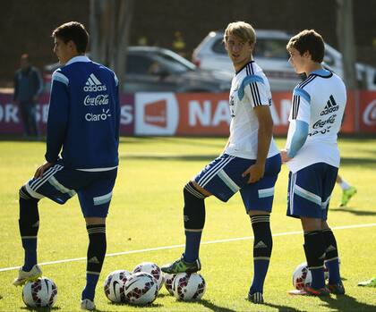 Los sparrings de la selección argentina, en Chile
