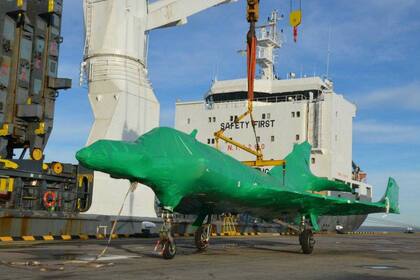 Los Súper Étendard Modernizados fueron comprados a la Marina Nacional Francesa para ser usados por la Armada Argentina