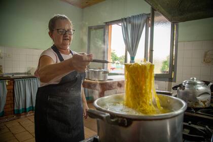 Los tallarines con estofado, un clásico de Mr Richards