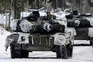 Tres países europeos aceleran la entrega de 100 tanques Leopard a Ucrania y Rusia lanza una amenaza