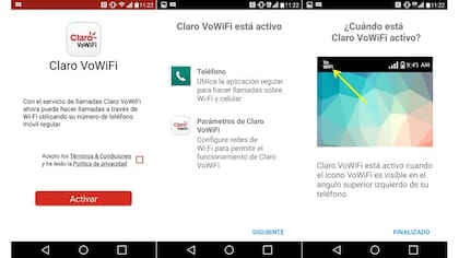 Los teléfonos que no tienen la función integrada pueden usar una aplicación para tener el servicio