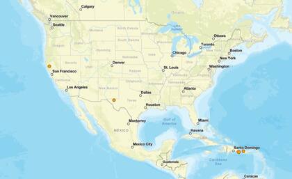 Los temblores ocurridos en EE.UU. durante las últimas horas