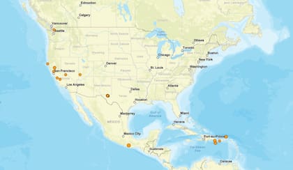 Los temblores ocurridos en EE.UU. durante las últimas horas