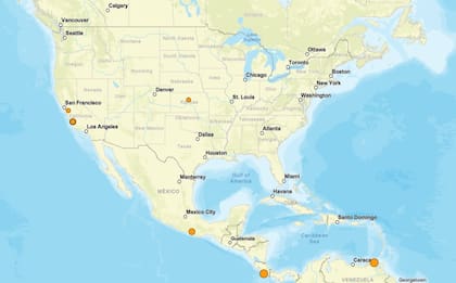 Los temblores ocurridos en EE.UU. durante las últimas horas