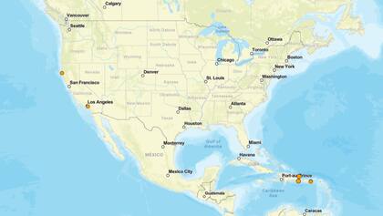 Los temblores ocurridos en EE.UU. durante las últimas horas
