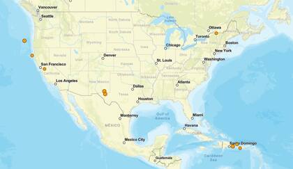 Los temblores ocurridos en EE.UU. durante las últimas horas