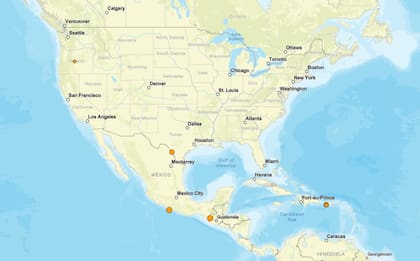 Los temblores ocurridos en EE.UU. durante las últimas horas