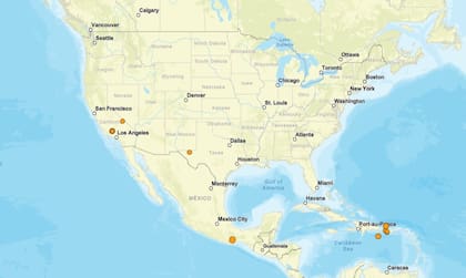 Los temblores ocurridos en EE.UU. durante las últimas horas