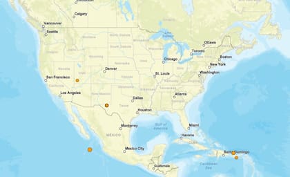 Los temblores ocurridos en EE.UU. durante las últimas horas