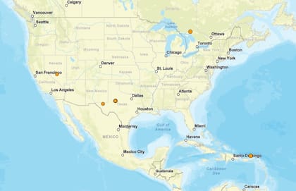 Los temblores ocurridos en EE.UU. durante las últimas horas