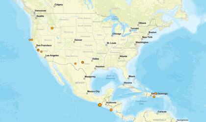 Los temblores ocurridos en EE.UU. durante las últimas horas