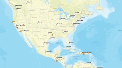 Los temblores ocurridos en EE.UU. durante las últimas horas