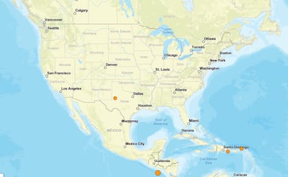 Los temblores ocurridos en EE.UU. durante las últimas horas