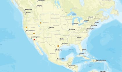 Los temblores ocurridos en EE.UU. durante las últimas horas