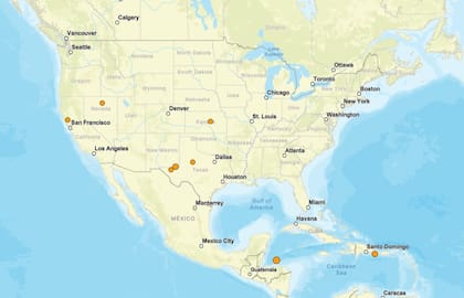 Los temblores ocurridos en EE.UU. durante las últimas horas