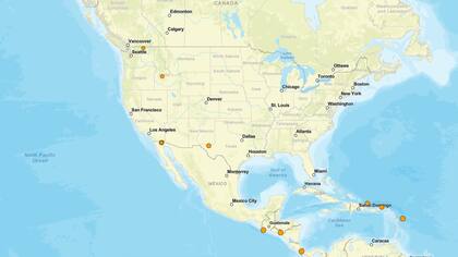 Los temblores ocurridos en EE.UU. durante las últimas horas