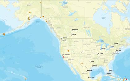 Los temblores ocurridos en EE.UU. durante las últimas horas