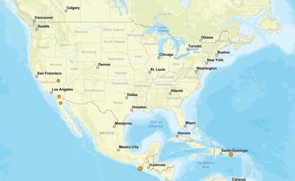 Los temblores ocurridos en EE.UU. durante las últimas horas
