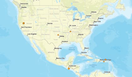 Los temblores ocurridos en EE.UU. durante las últimas horas