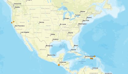 Los temblores ocurridos en EE.UU. durante las últimas horas