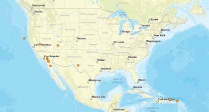 Los temblores ocurridos en EE.UU. durante las últimas horas