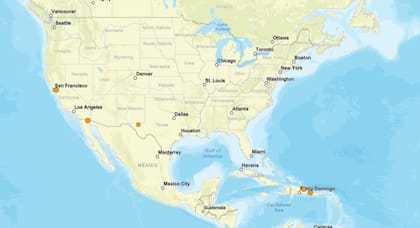 Los temblores ocurridos en EE.UU. durante las últimas horas
