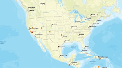 Los temblores ocurridos en EE.UU. durante las últimas horas
