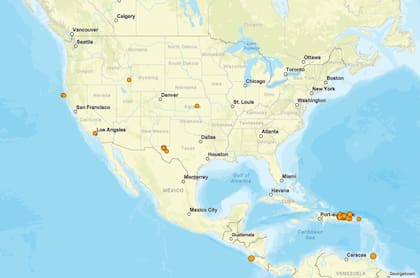 Los temblores ocurridos en EE.UU. durante las últimas horas