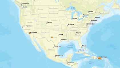 Los temblores ocurridos en EE.UU. durante las últimas horas