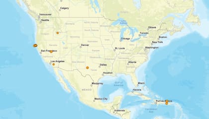 Los temblores ocurridos en EE.UU. durante las últimas horas