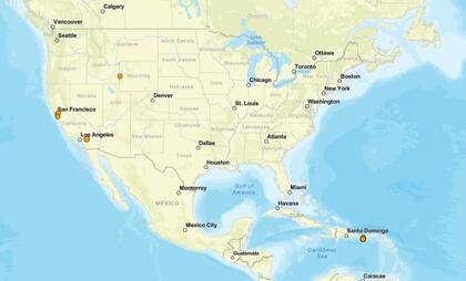 Los temblores ocurridos en EE.UU. durante las últimas horas
