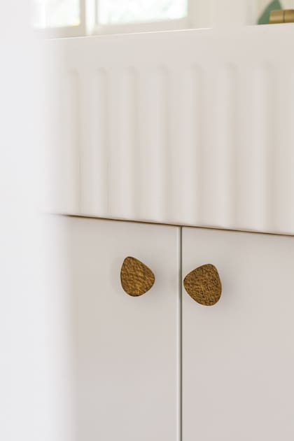 Los tiradores fueron diseñados especialmente por la arquitecta Camila Monge.