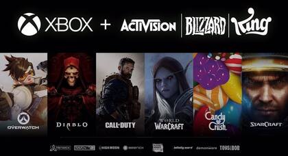 Los títulos más populares que quedarían en manos de Microsoft si se aprueba la compra de Activision Blizzard, anunciada en enero de 2022