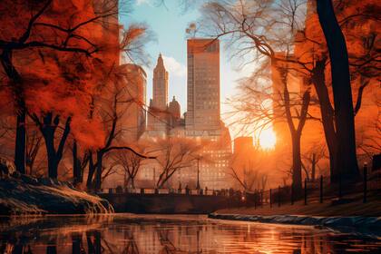 Los tonos del otoño en Nueva York es una de las cosas que más notó al mudarse desde Florida