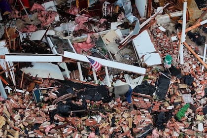Los tornados de la semana pasada arrasaron con distintas ciudades y pueblos de Oklahoma y dejaron cuatro fallecidos