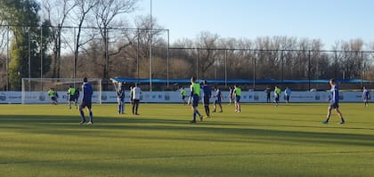 Los Toros entrenan en el predio de la AFA, en Ezeiza