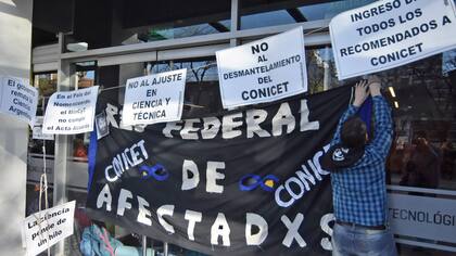 Los trabajadores del Conicet reclaman por la incorporación de 500 trabajadores
