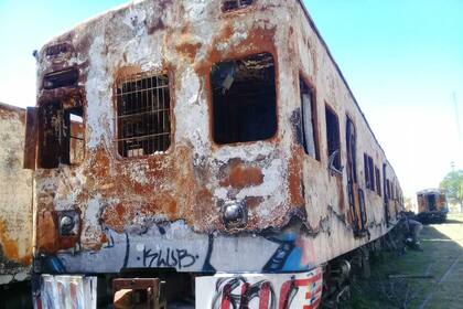 Los trenes quemados ya no pueden funcionar