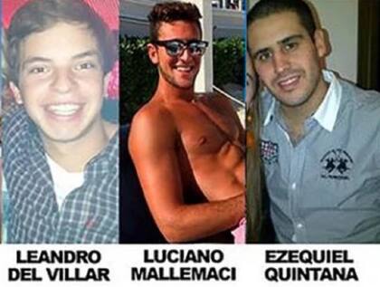 Los tres acusados que itieron su participación en lo que fue calificado como la "manada de Chubut" que abusó de una chica en septiembre de 2012