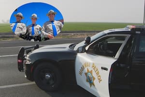 Los tres hermanos Quintero trabajan en la Patrulla de Caminos de California