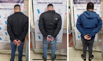 Los tres hombres detenidos en Pilar por uso de inhibidor de señal para robar autos