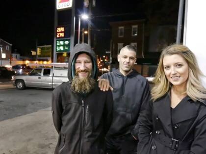 Los tres implicados en la estafa.