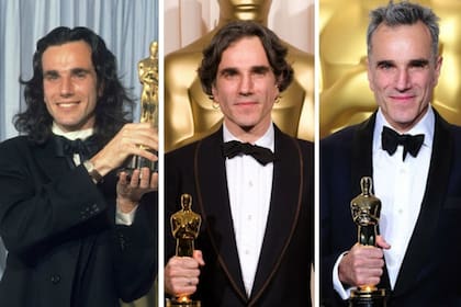 Los tres Oscars de Daniel Day-Lewis: por Mi pie izquierdo, Petróleo sangriento y Lincoln