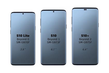 Cómo podría ser el Galaxy S10, de acuerdo a unos modelos de fundas que se filtraron en las redes sociales