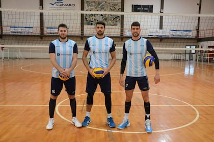 Los tres referentes del equipo argentino